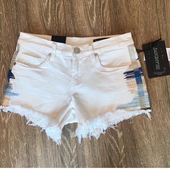 Blank NYC White cut off jean shorts NWT - Picture 1 of 6